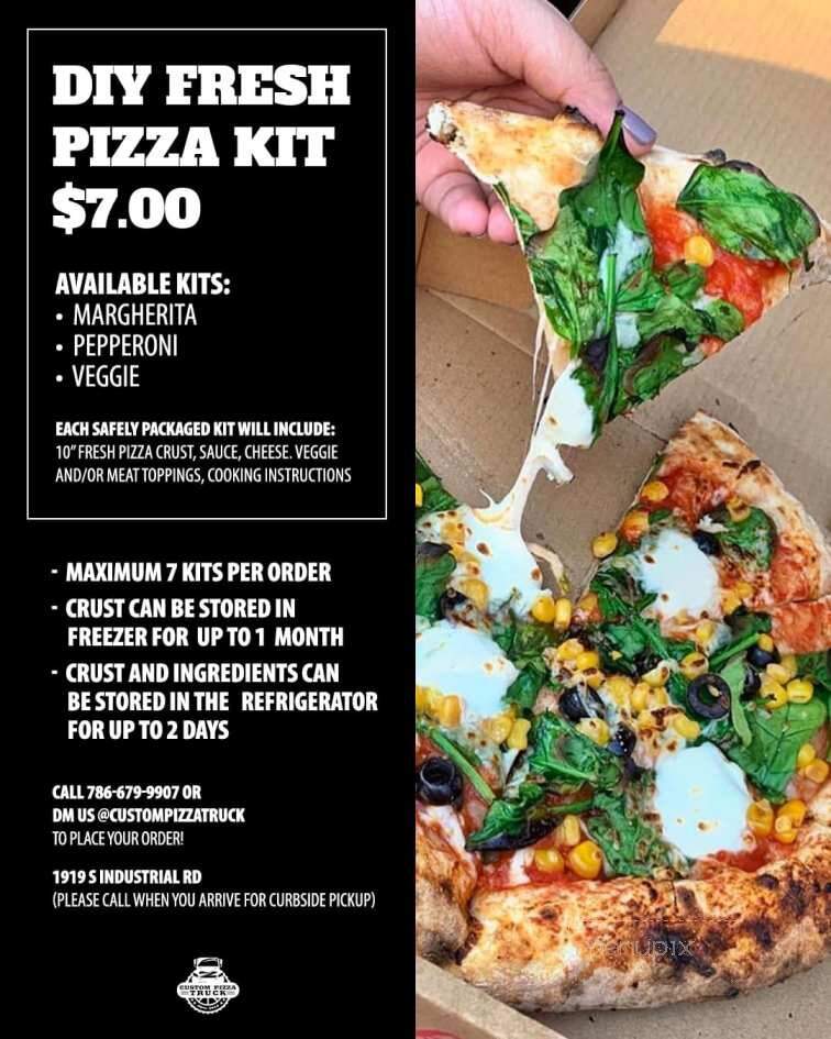 Custom Pizza Truck - Las Vegas, NV menu_pic