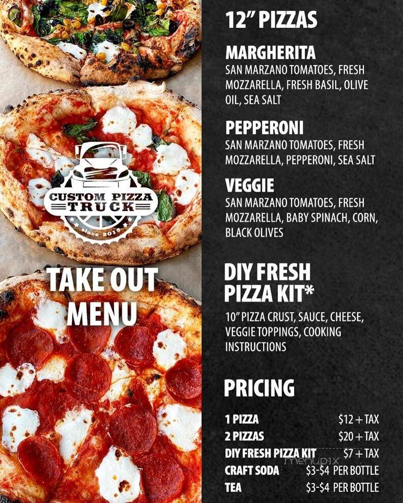 Custom Pizza Truck - Las Vegas, NV menu_pic