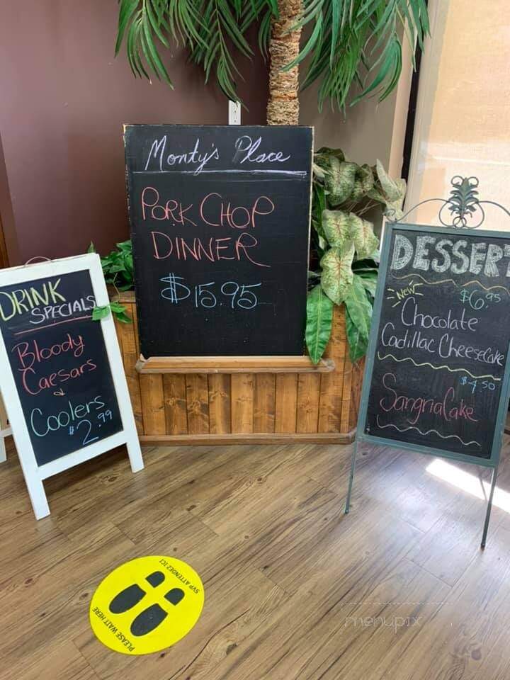 Monty's Place - Whitbourne, NL menu_pic
