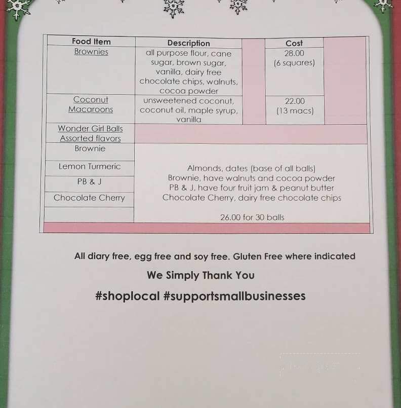 Simply Jennifer - Cornwall, ON menu_pic