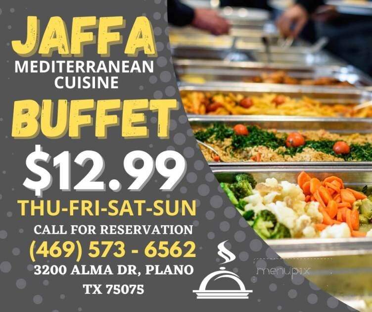 Jaffa Mediterranean cuisine - Plano, TX
