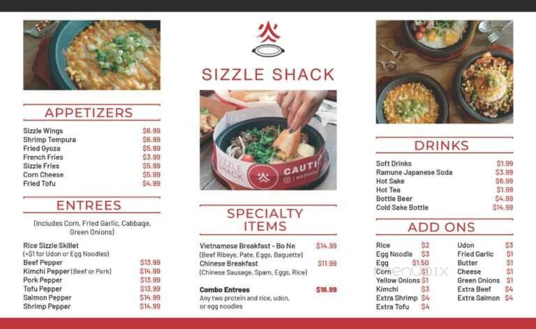 Sizzle Shack - Sacramento, CA