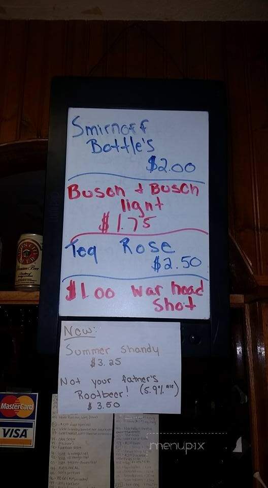 Jacob's Gable Inn - Jamestown, PA menu_pic