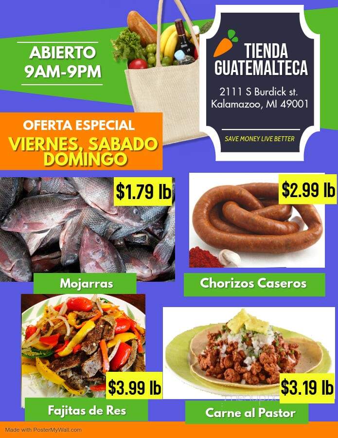La Guatemalteca - Kalamazoo, MI menu_pic