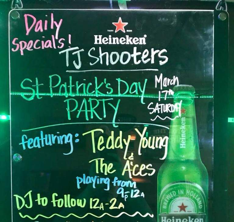 T J Shooters Incorporated - Danville, PA menu_pic