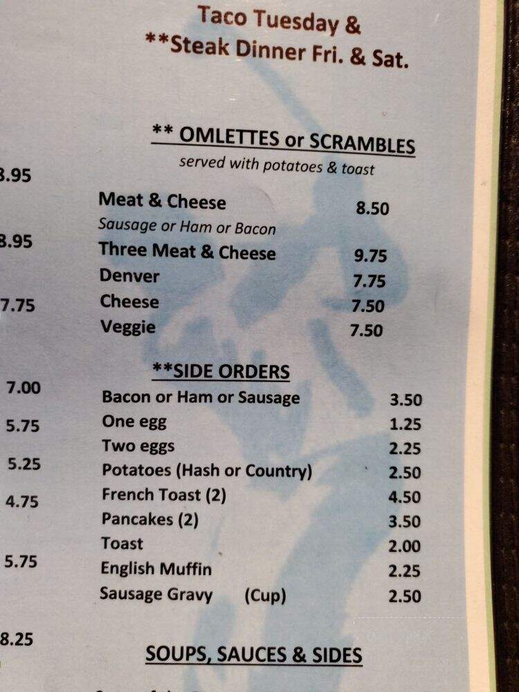 Bogeys - Gresham, OR menu_pic