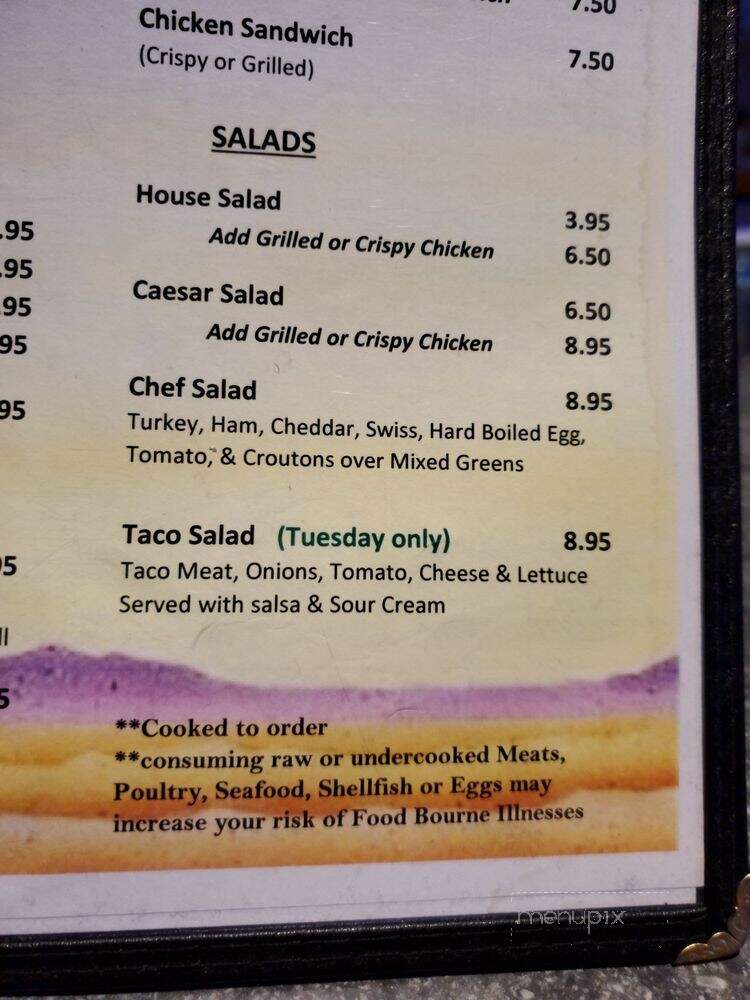 Bogeys - Gresham, OR menu_pic