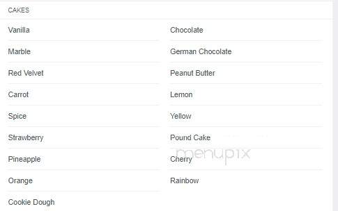 Kathy's Bakery - Compton, CA menu_pic