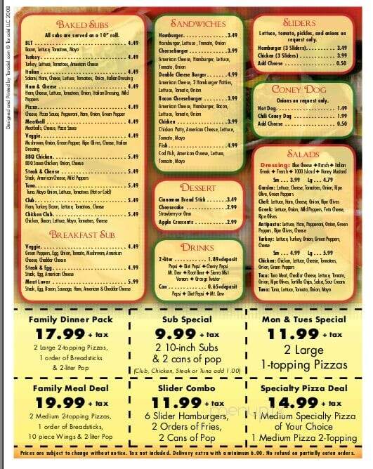 Pizza Perfect - Ypsilanti, MI menu_pic