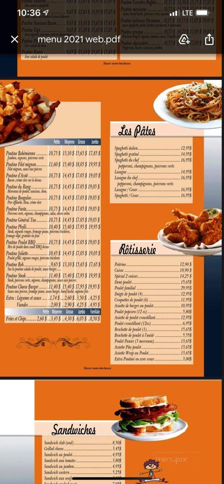 Resto Max-Ime 2002 - Asbestos, QC menu_pic