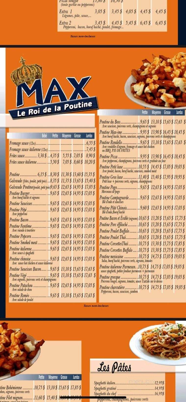 Resto Max-Ime 2002 - Asbestos, QC menu_pic