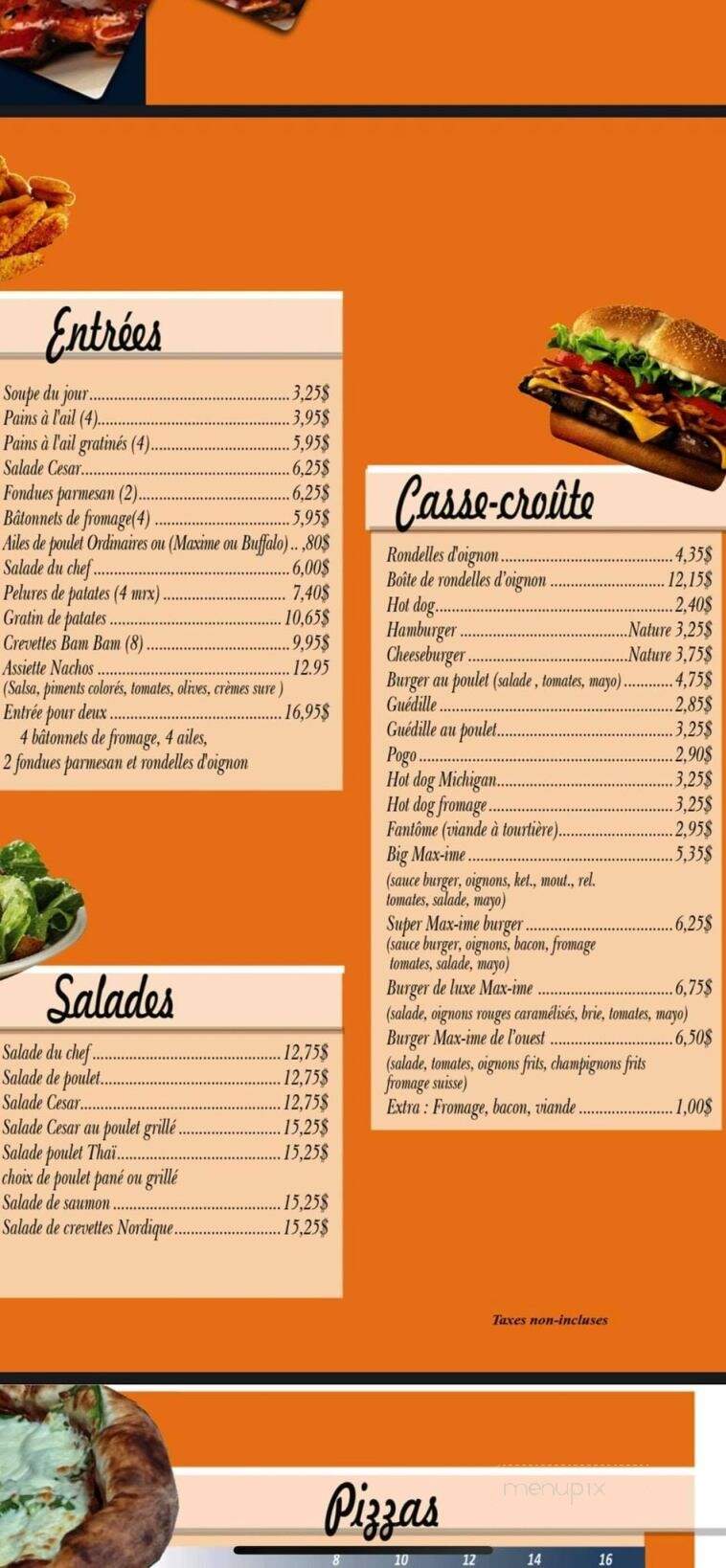 Resto Max-Ime 2002 - Asbestos, QC menu_pic
