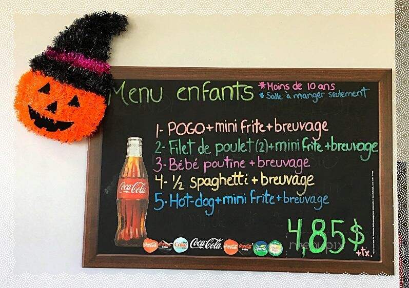 Patate Trois Etoiles - Saint-Jerome, QC menu_pic