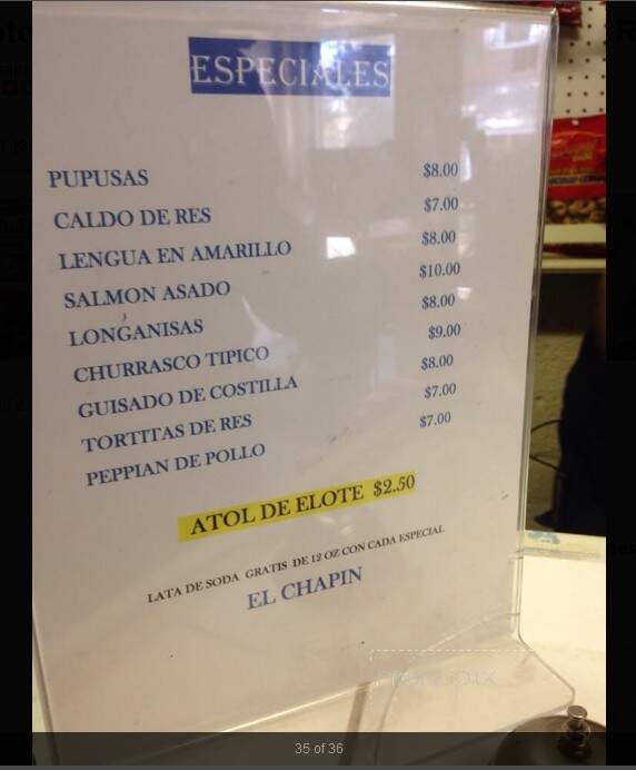 Chapin Restaurant - Princeton, NJ menu_pic