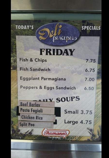 Deli Place Plus - Cedar Grove, NJ menu_pic