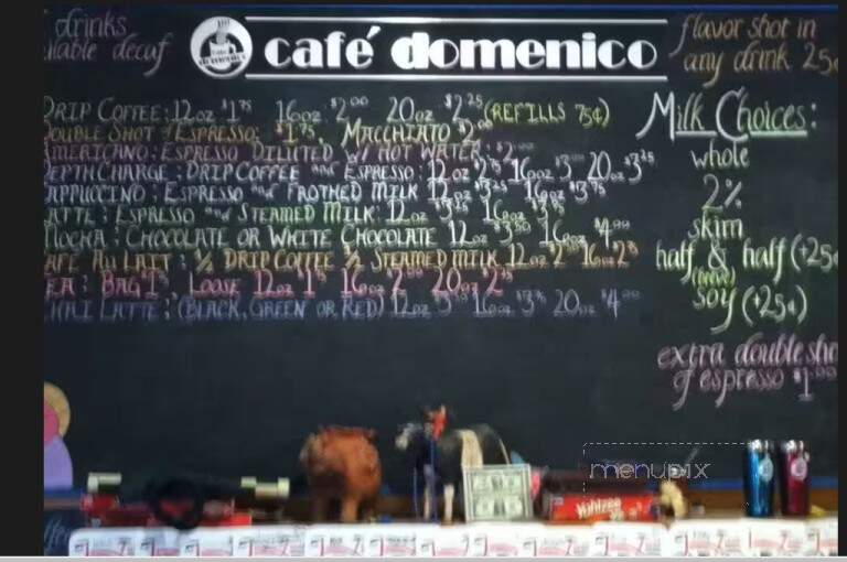 Cafe Domenico - Utica, NY menu_pic