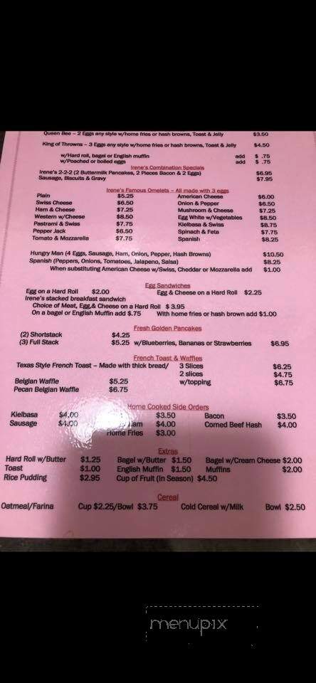 Eldred Diner - Eldred, NY menu_pic