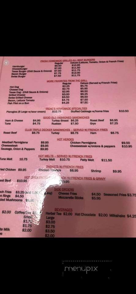 Eldred Diner - Eldred, NY menu_pic