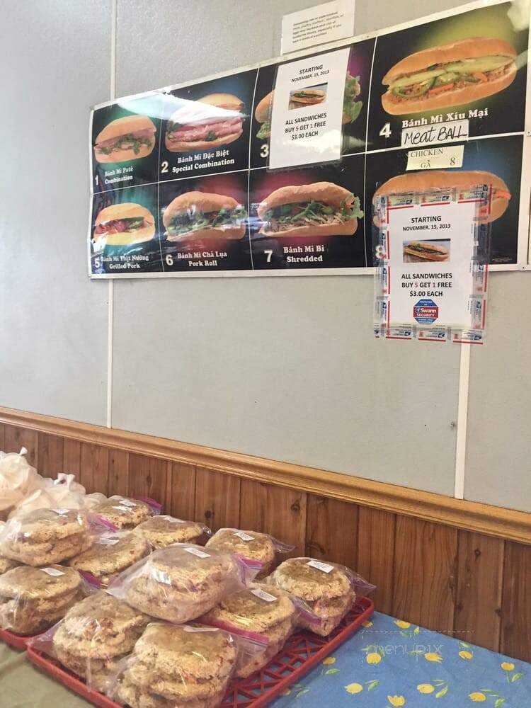 Ba Lee Sandwich Shop - Carrollton, TX menu_pic