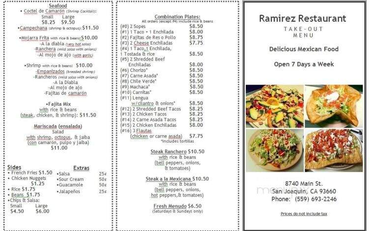 Ramirez Restaurant - San Joaquin, CA