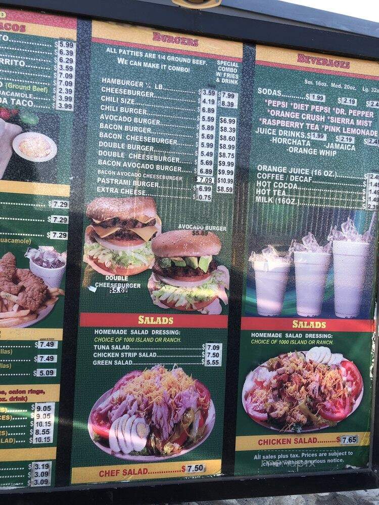 S S Burger Basket - Fontana, CA menu_pic