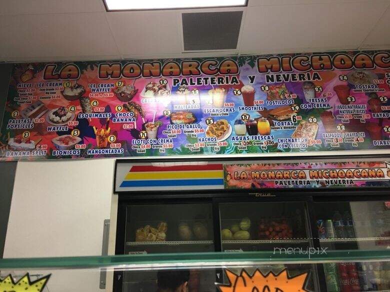 La Monarca Michoacana - Ceres, CA menu_pic