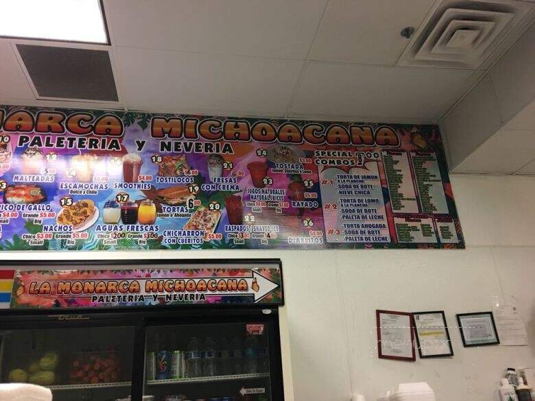 La Monarca Michoacana - Ceres, CA menu_pic