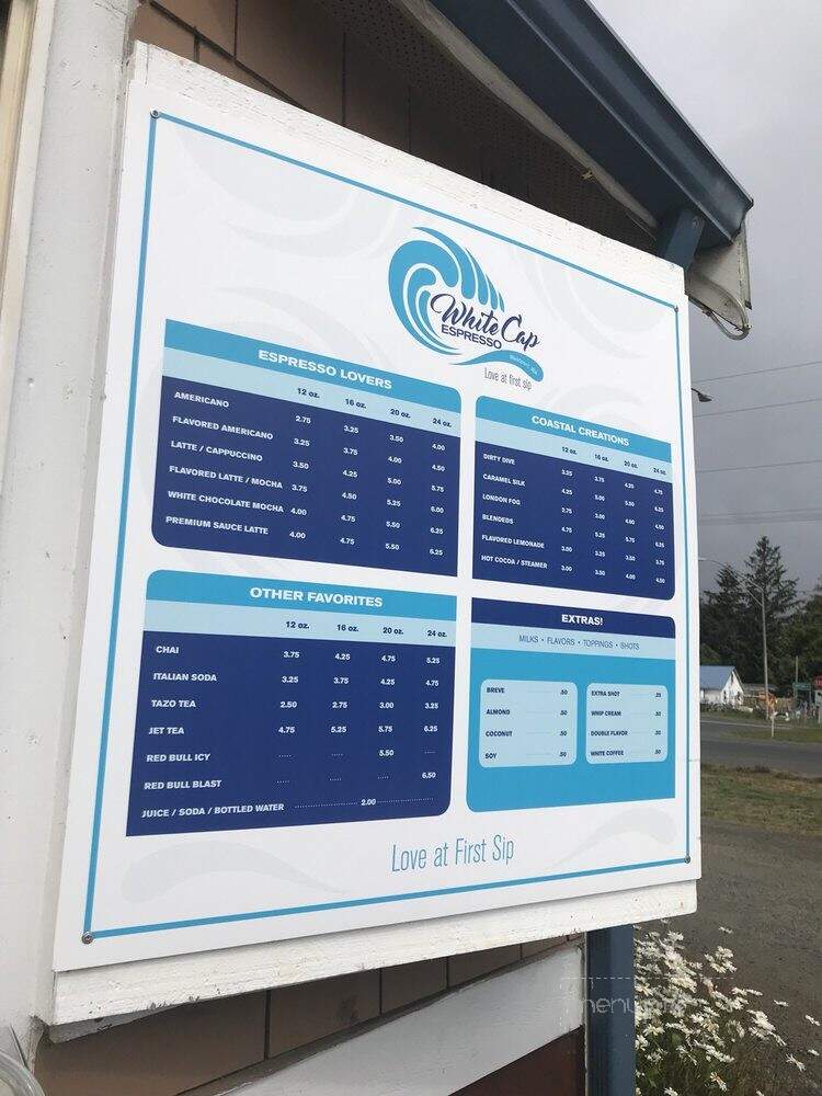 Whitecap Espresso - Westport, WA menu_pic