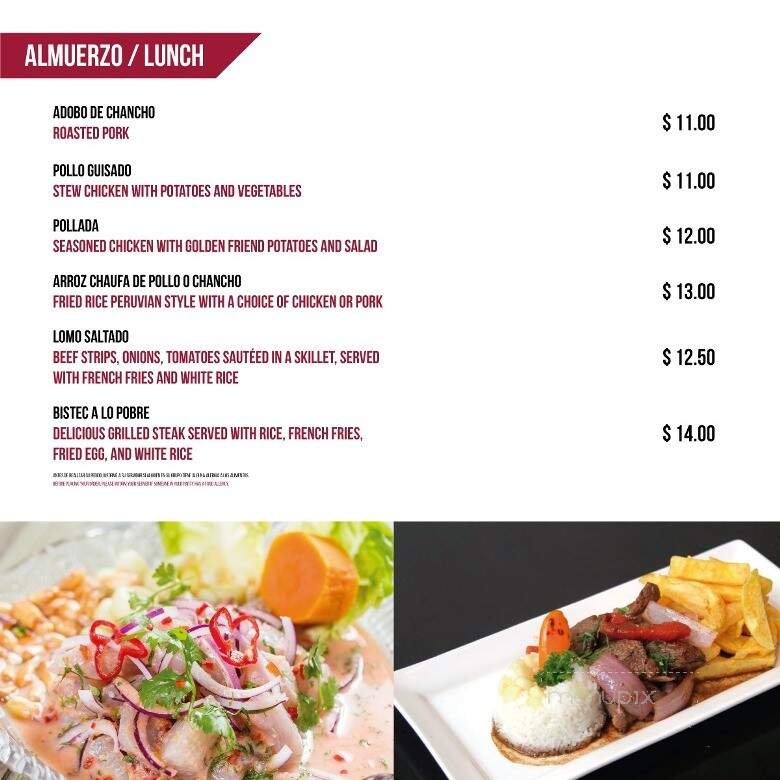 El Rincon Del Sabor - Brockton, MA menu_pic