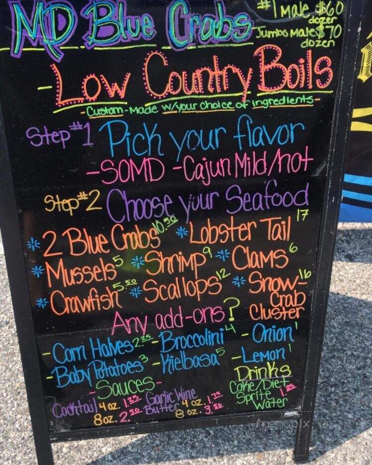 County Manners - Indian Head, MD menu_pic