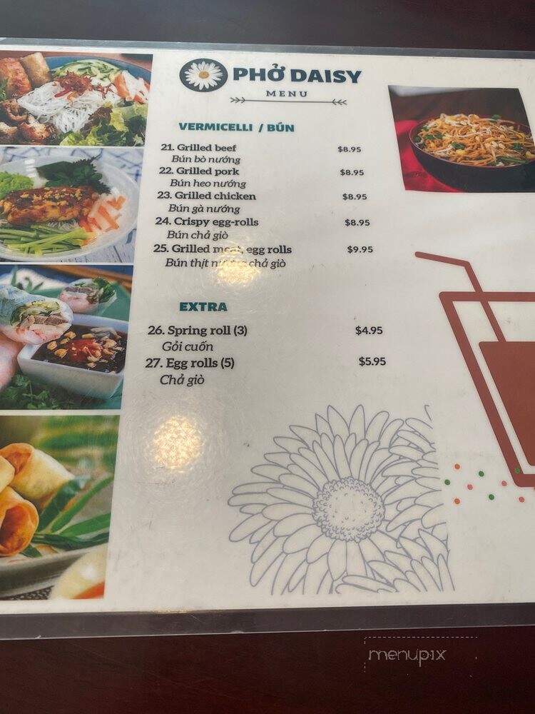 Pho Daisy - Hawthorne, CA menu_pic