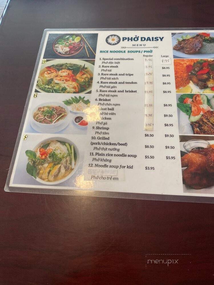 Pho Daisy - Hawthorne, CA menu_pic