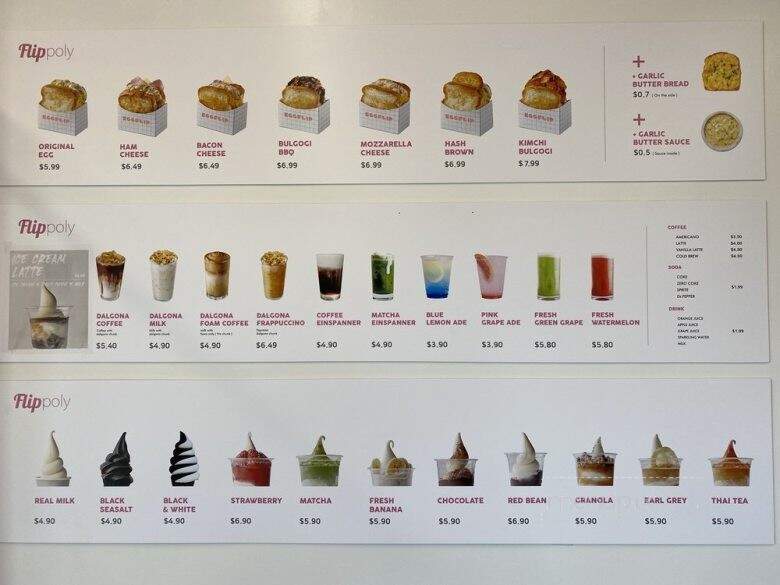 Flippoly - Irvine, CA menu_pic