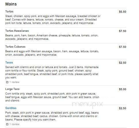 La Villa - Joliet, IL menu_pic