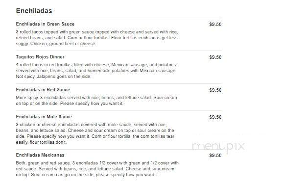 La Villa - Joliet, IL menu_pic