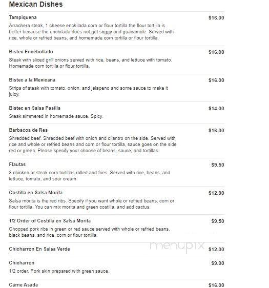 La Villa - Joliet, IL menu_pic
