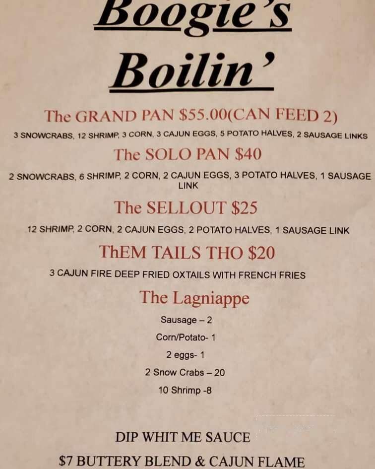 On the Rocks - Houston, TX menu_pic