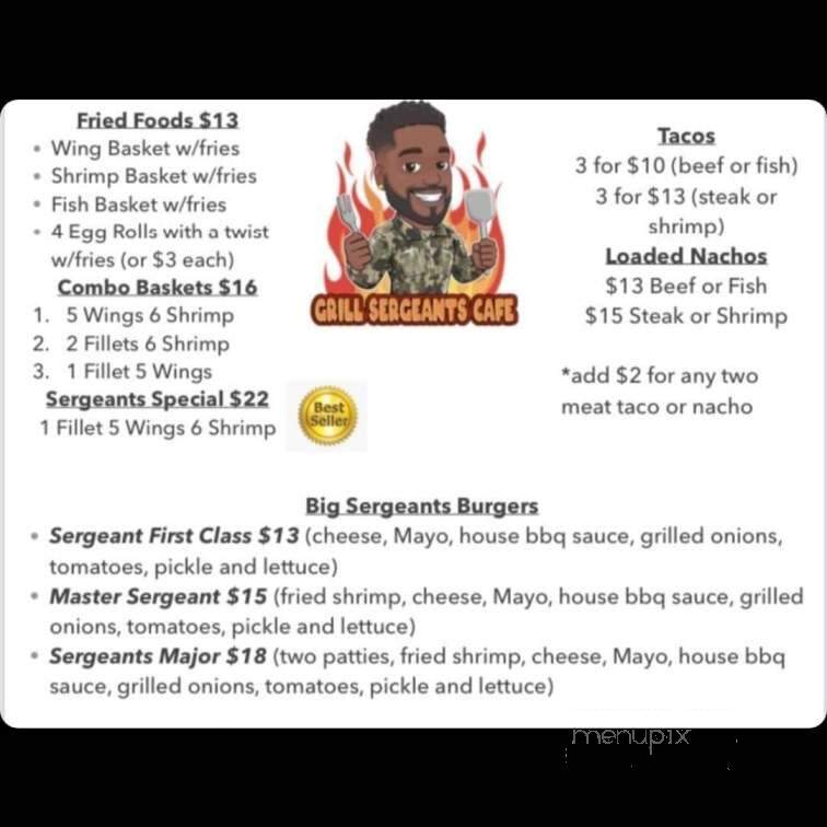 On the Rocks - Houston, TX menu_pic