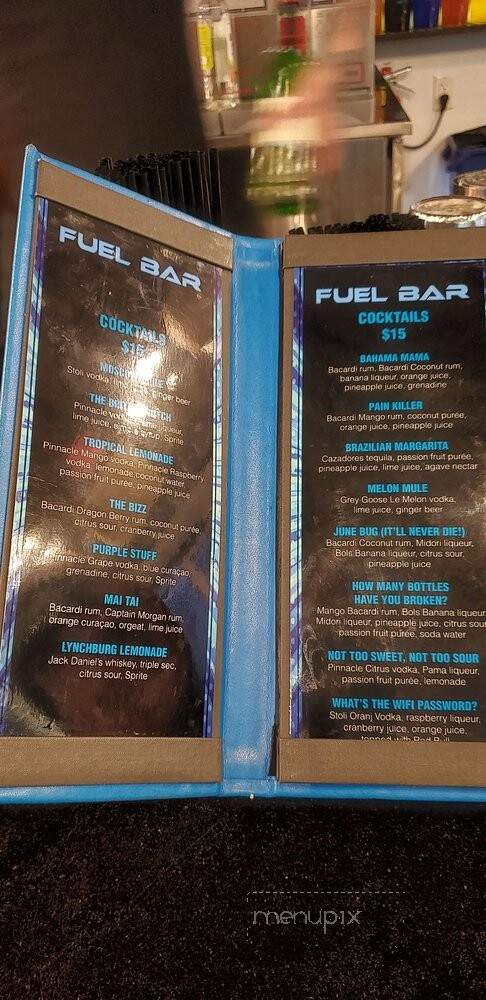 Fuel Bar - Las Vegas, NV menu_pic