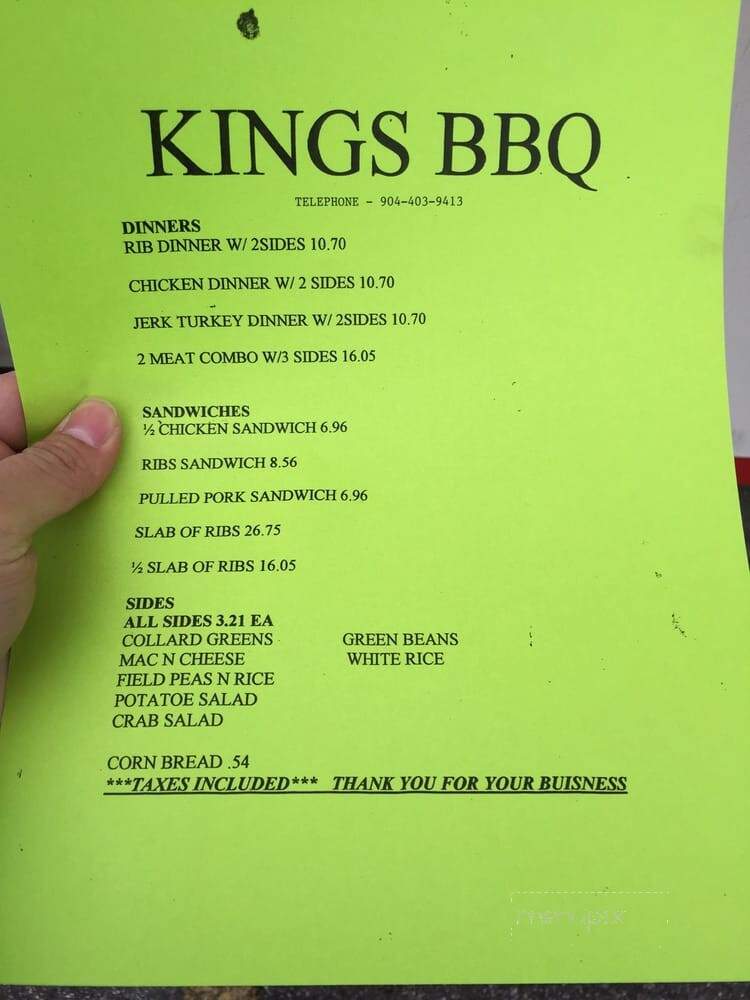 King's Barbecue - Jacksonville, FL