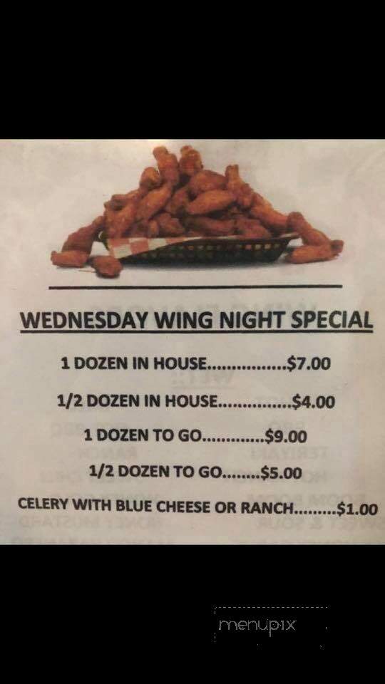 Woodlands - Mayport, PA menu_pic
