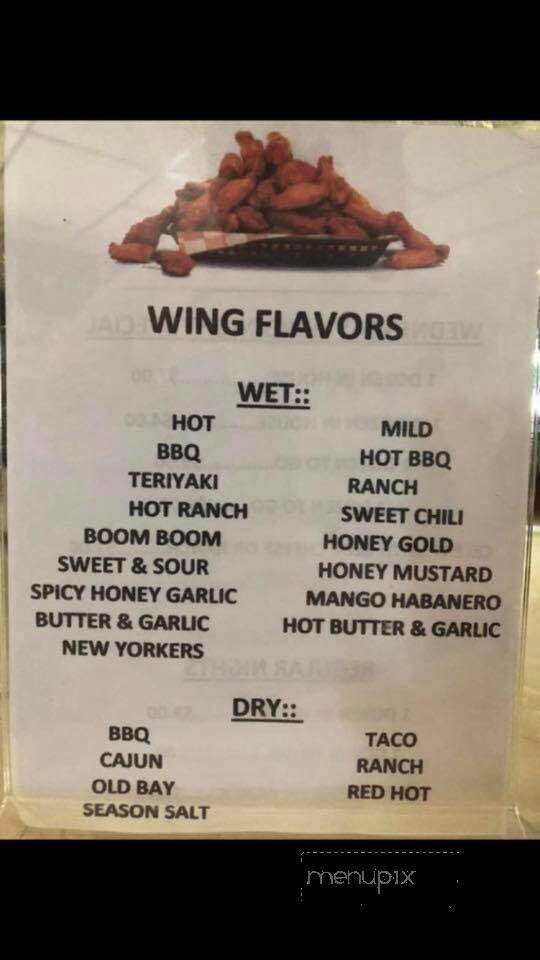 Woodlands - Mayport, PA menu_pic