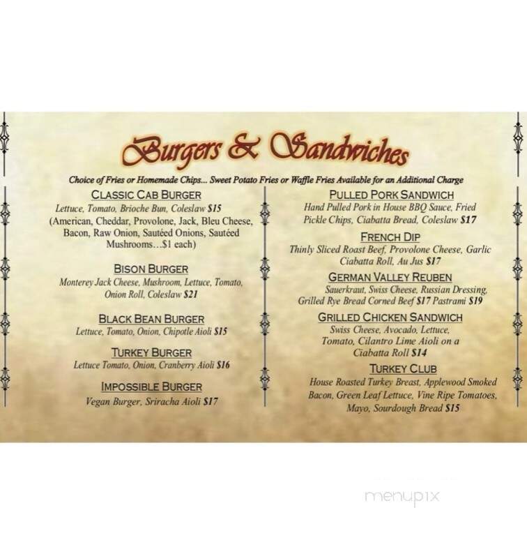 Long Valley Inn - Long Valley, NJ menu_pic