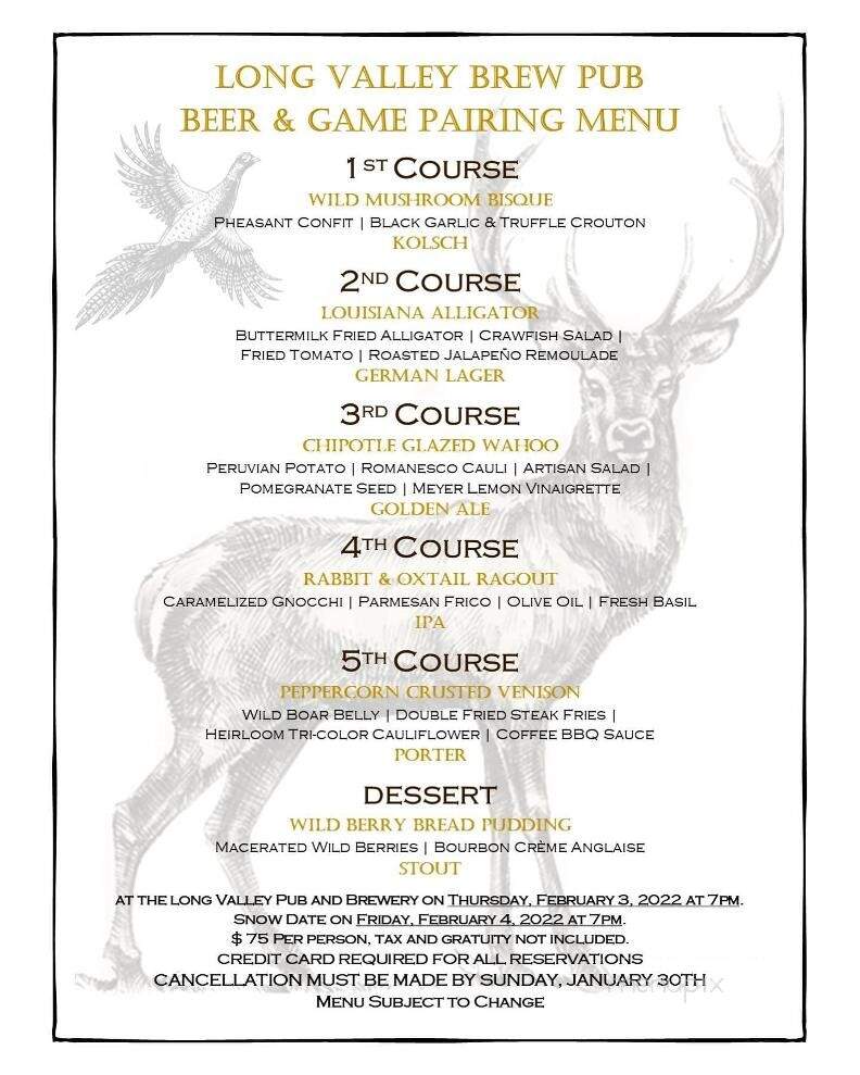 Long Valley Inn - Long Valley, NJ menu_pic