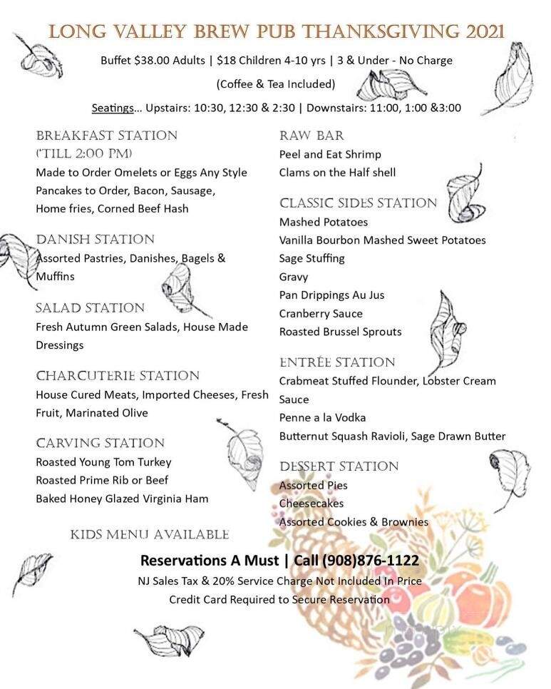 Long Valley Inn - Long Valley, NJ menu_pic