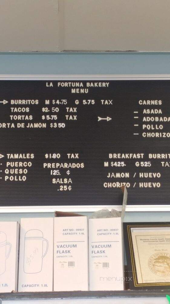 La Fortuna Bakery - Castroville, CA