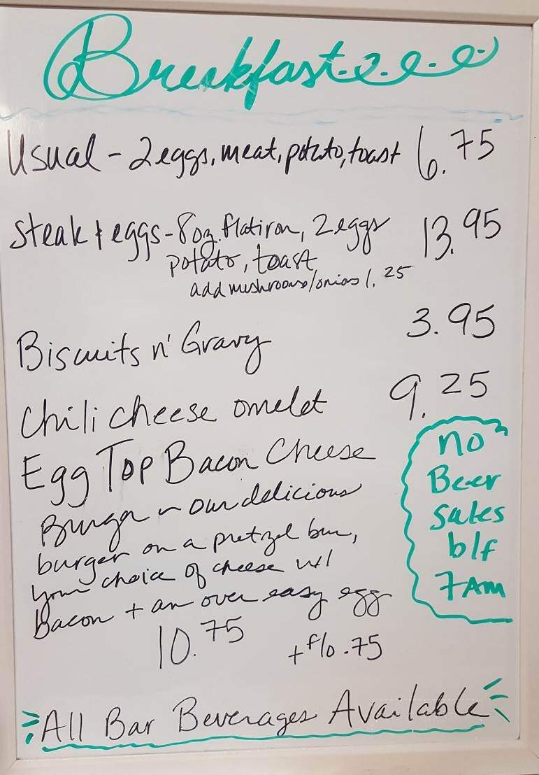 Rousseau Bar - Mass City, MI menu_pic