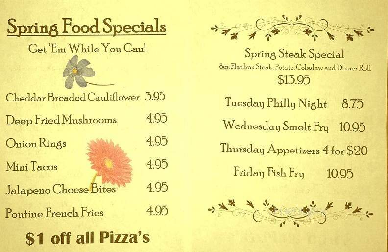 Rousseau Bar - Mass City, MI menu_pic