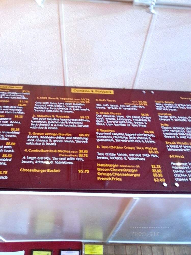 El Progreso Mexican Restaurant - Lake Forest, CA menu_pic