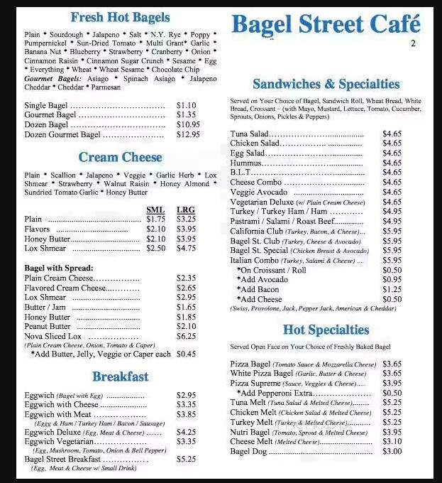 Bagel Street Cafe - Alamo, CA